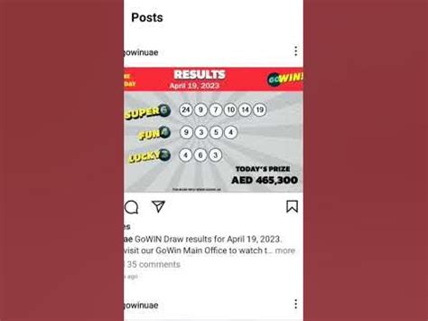 gowin lottery result yesterday|GoWin (@gowinuae) • Instagram photos and videos.